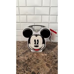 NEW Disney Parks Mickey Mouse Head Tin Lunch Box